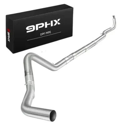2011-2016 LML Duramax DPF Delete Race Pipe Exhaust 4/5 Inch for Chevy GMC