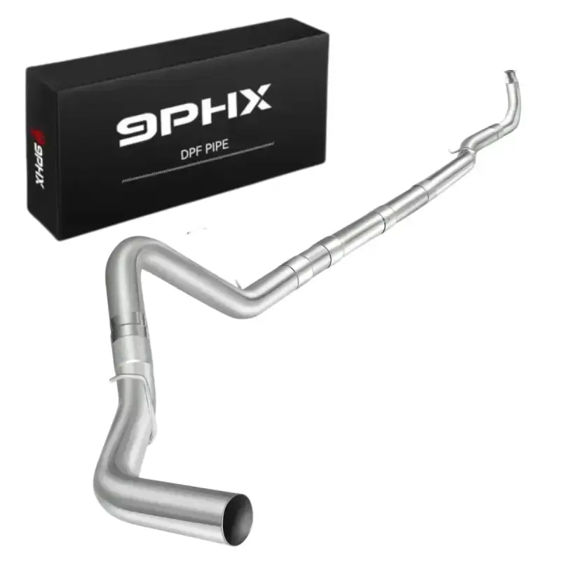 2011-2016 LML Duramax DPF Delete Race Pipe Exhaust 4/5 Inch for Chevy GMC