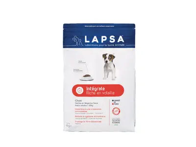 Lapsa Wholemeal Kibble Puppy - Small and Medium Breed - 4kg