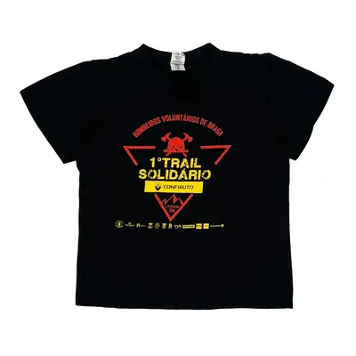 Trail Solidario Keyal Graphic T-Shirt - Small Black Cotton