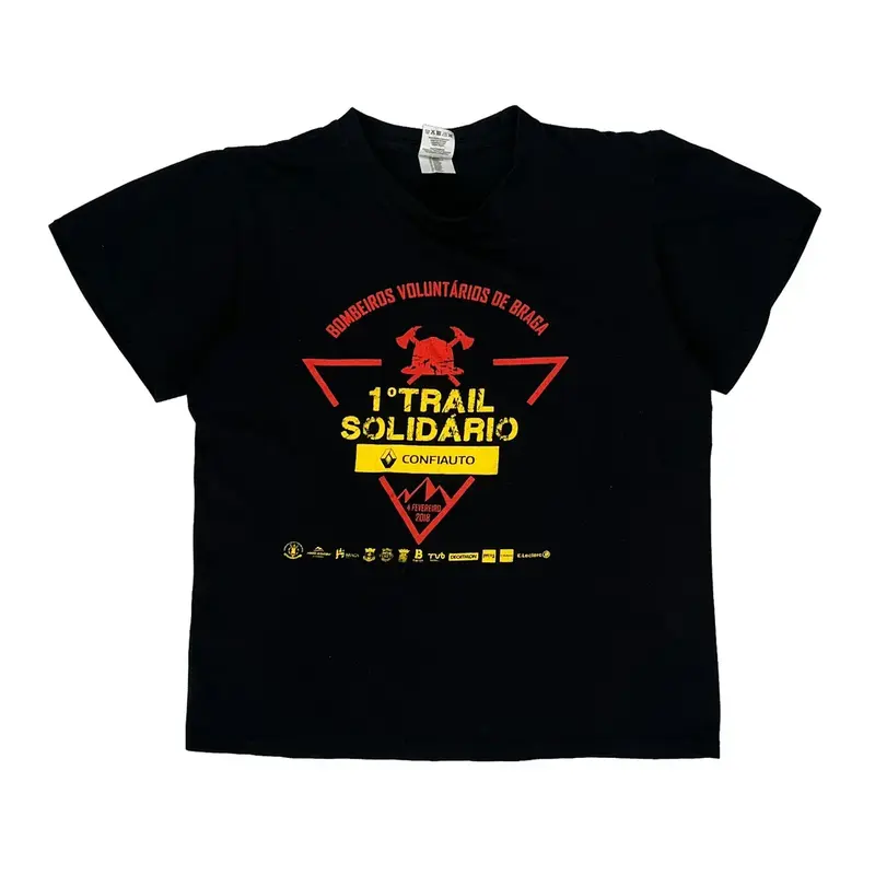 Trail Solidario Keyal Graphic T-Shirt - Small Black Cotton