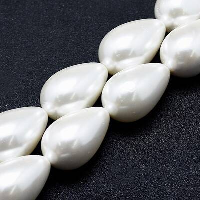 Electroplate Shell Pearl Beads Strands