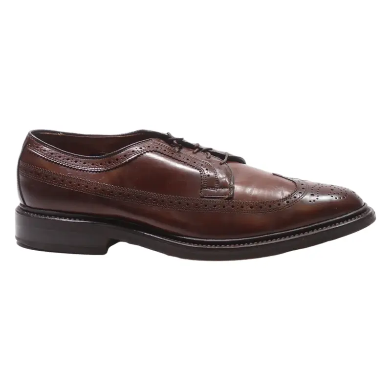 ALLEN EDMONDS Brogue Shoes Brown Leather Mens UK 11