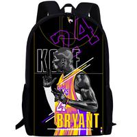 Kobe Bryant Backpack for Basketball Fans 16IN Casual Daypack Bookbag