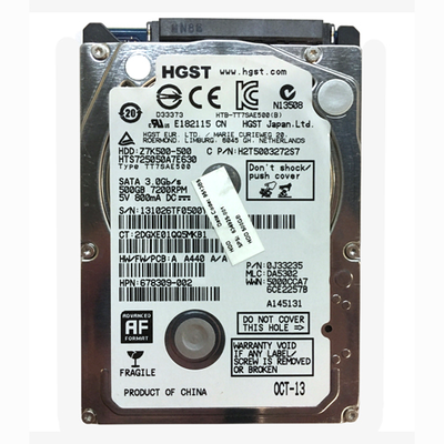 678309-002 HP 500GB 7200RPM SATA 6Gb/s 32MB Cache 2.5-inch Hard Drive