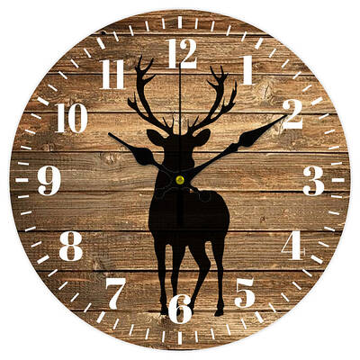 MDF Printed Wall Clock