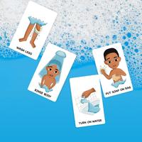 Bath Time Independence Cards for Kids