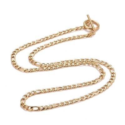 Ion Plating(IP)  304 Stainless Steel Chain Necklaces