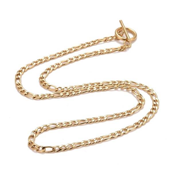 Ion Plating(IP)  304 Stainless Steel Chain Necklaces