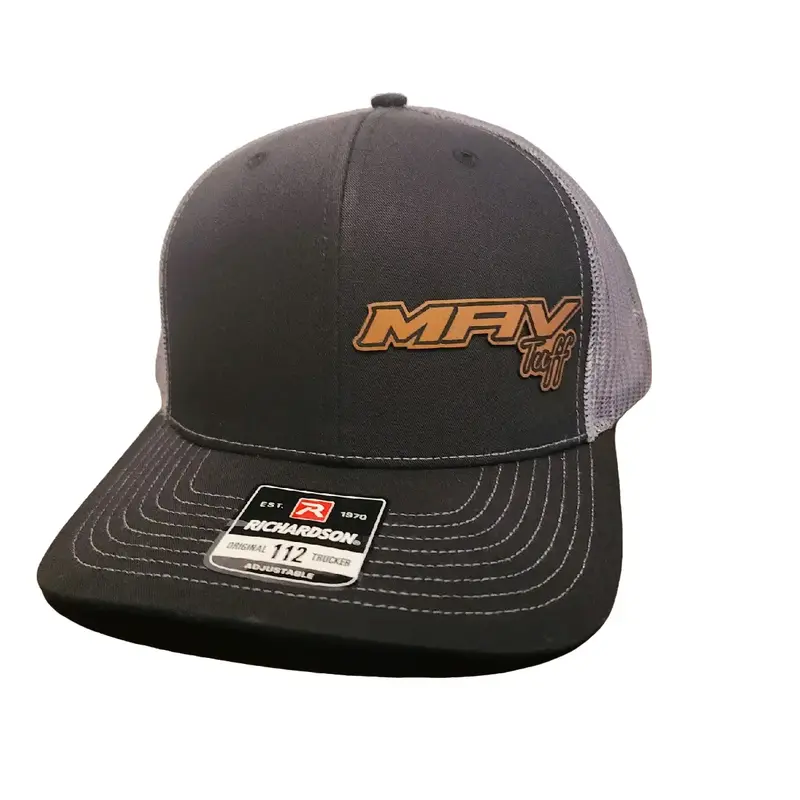 MAV TUFF Hat #MavTuff Adjustable Black Snapback with Logo and Mesh Back