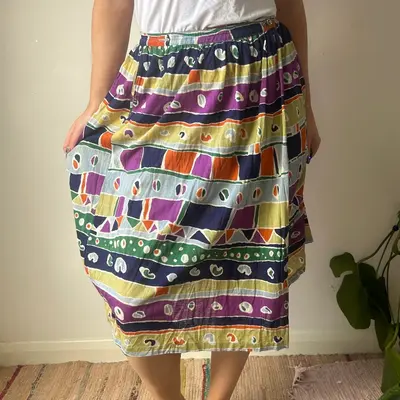 Missoni Midi Skirt - Small Multicoloured Cotton Blend