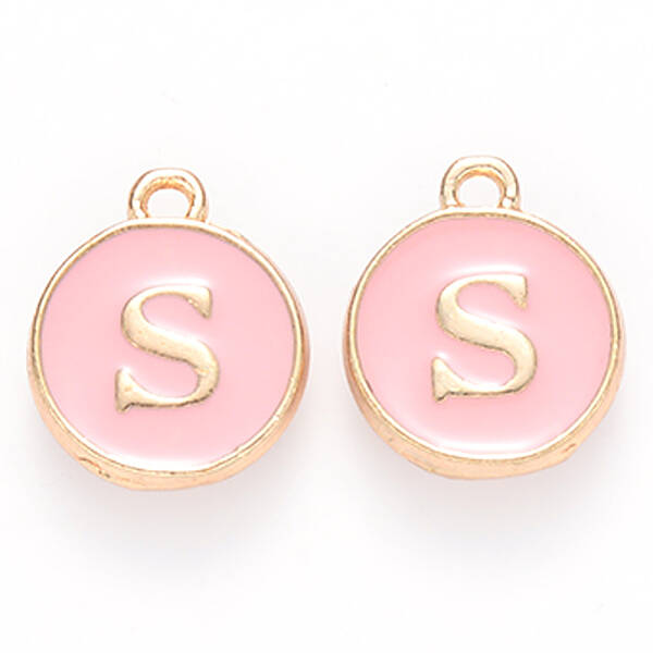 Golden Plated Alloy Enamel Charms