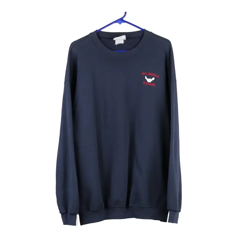 Williamsville Teachers Lee Sweatshirt - XL Navy Cotton Blend