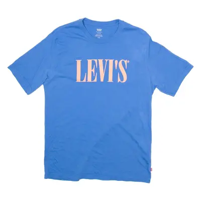 LEVI'S Mens T-Shirt Blue S