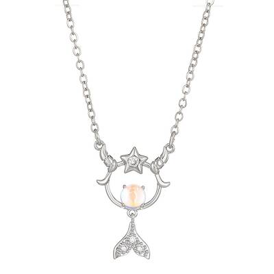 Constellation Rhinestone Pendant Necklace