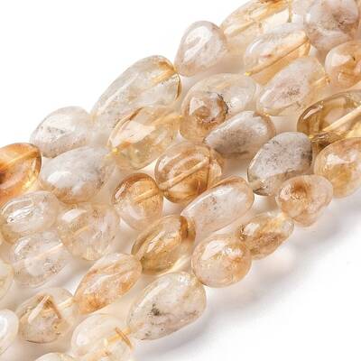 Natural Yellow Quartz Beads Strands