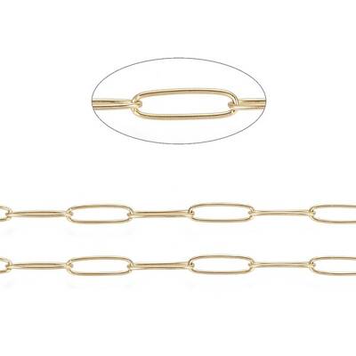 Ion Plating(IP) 304 Stainless Steel Paperclip Chains
