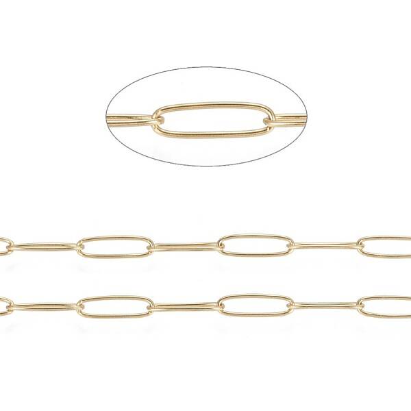 Ion Plating(IP) 304 Stainless Steel Paperclip Chains