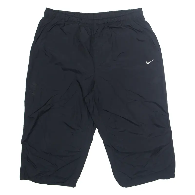NIKE Mesh Lined Mens Sports Shorts Black XL W34
