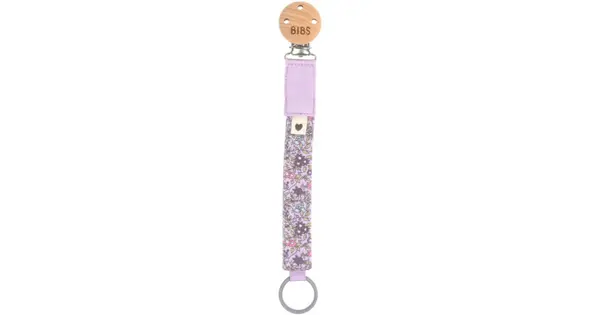 BIBS X Liberty Paci Braid Pacifier Clip Violet Sky 1pc