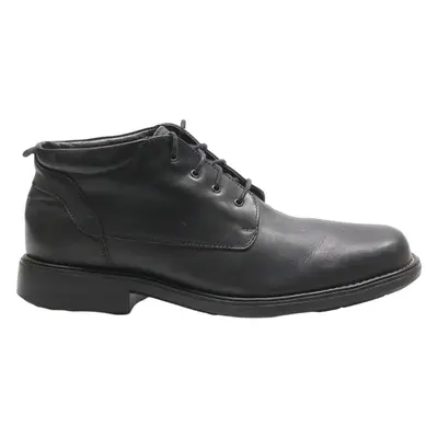 JOSEF SEIBEL Chukka Boots Black Leather Mens UK 10.5