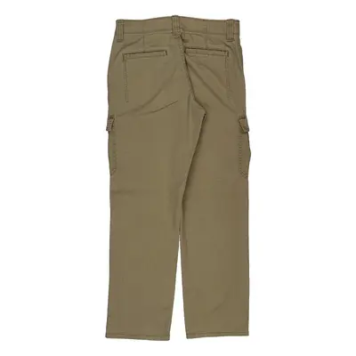 Wrangler Cargo Trousers - 30? Waist Beige Cotton Blend