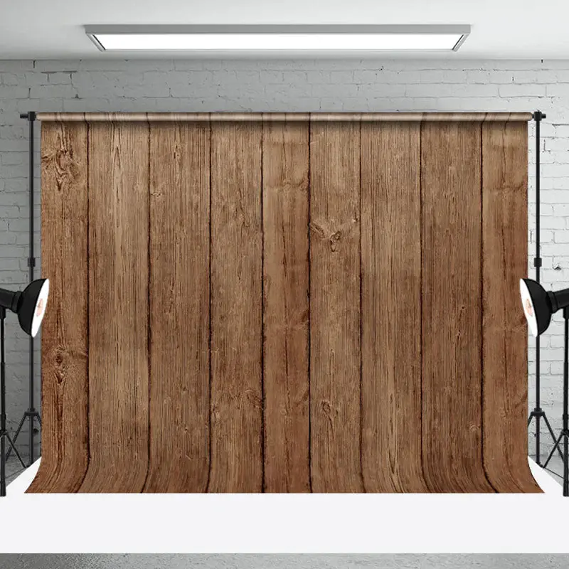Vintage Brown Retro Wood Texture Backdrop For Photo - Aperturee