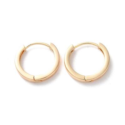 Rack Plating Brass Hoop Earrings