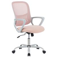 【Deal】Office Chair, Mid Back Computer Ergonomic Mesh Desk with Larger Seat, Executive Height Adjustable Swivel Task with ...