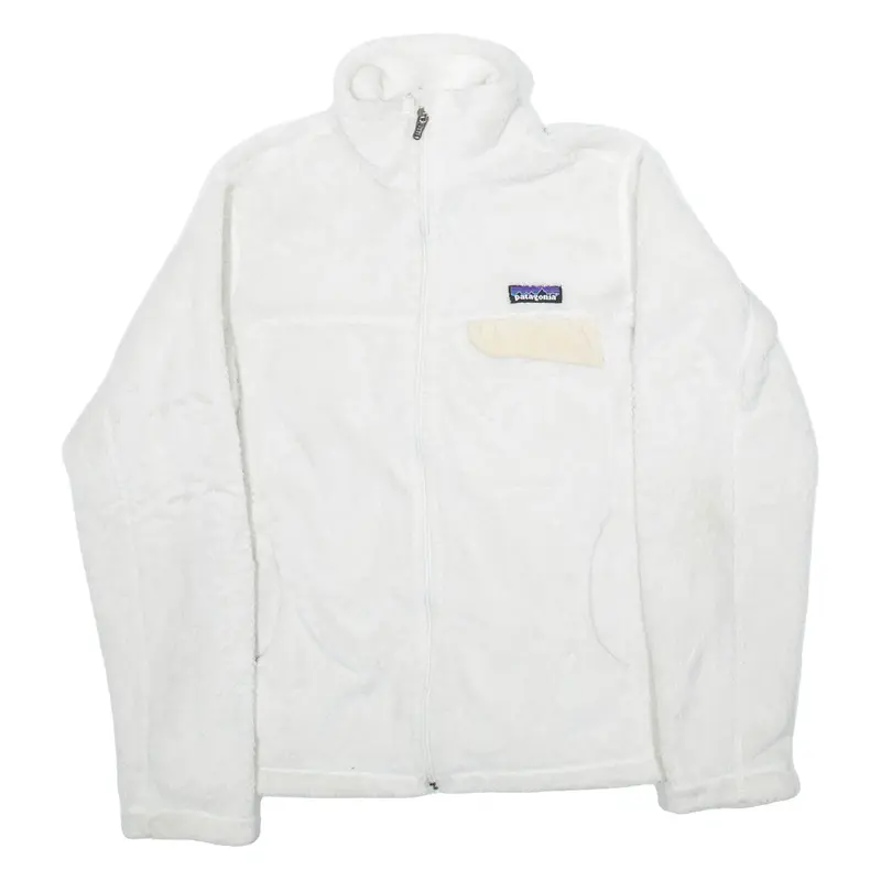 PATAGONIA Womens Fleece Jacket White M