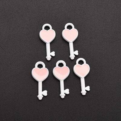 Spray Painted Alloy Enamel Pendants