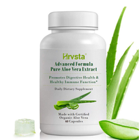 Aloe Vera, 60 CapsulesOrganic Aloe Vera, 160,000 mg Aloe Equivalents, Supports Gut Health and Digestive Comfort, Natural Stom...