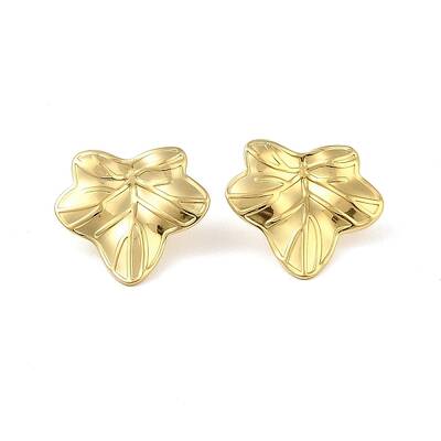 Ion Plating(IP) 304 Stainless Steel Stud Earrings for Women