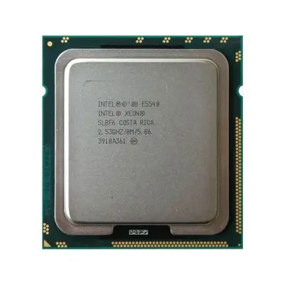E5540 Intel Xeon E5540 Quad-Core 2.53GHz 5.86GT/s QPI 8MB L3 Cache Socket LGA1366 Processor