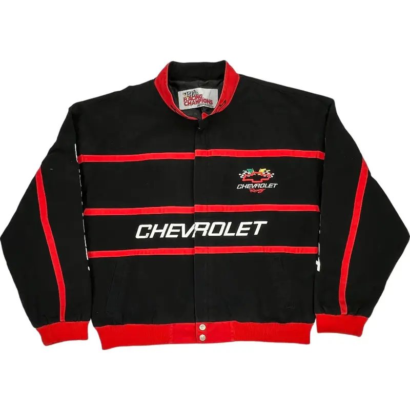 Racing Champions Chevrolet NASCAR Jacket - XL - Black Cotton