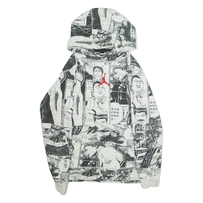 AIR JORDAN Mens White Hoodie XL