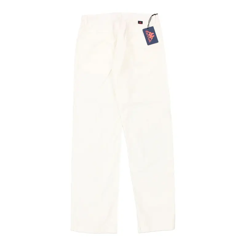 Age 12-14 Kappa Trousers - XL White Cotton