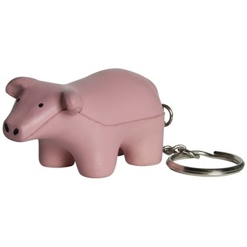 150 Custom Pig Keyring Stress Reliever - Attachable