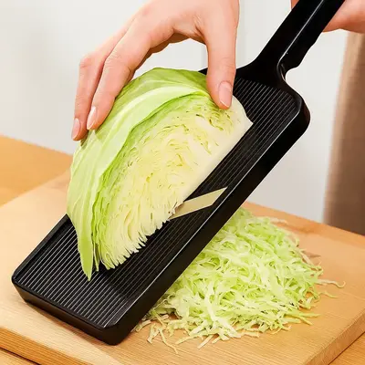 Upgraded Multifunctional Cabbage Grater & Slicer – Ideal for Healthy Eating, Salad Prep & Veggie Shredding | Heavy-Duty Kit...