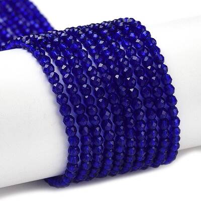 Transparent Glass Beads Strands