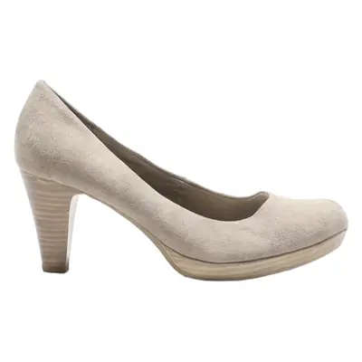 MARCO TOZZI Court Heels Beige Synthetic Womens UK 4