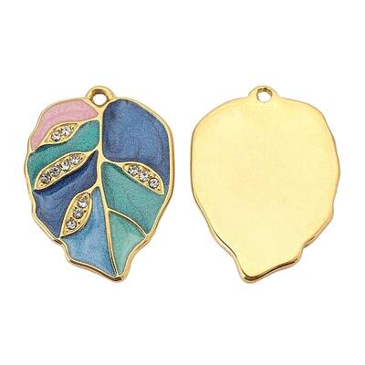 Stainless Steel Rhinestones Pendants