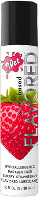 Wet Flavored Lubricant - Sexy Strawberry - 1 Fl Oz