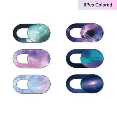 Ultra-thin Starry Sky Design Webcam Cover Slide, Fashion Webcam Protector, Privacy & Security Cover Sticker for Cell Phone, T...