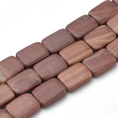 Natural Red Line Jasper Beads Strands