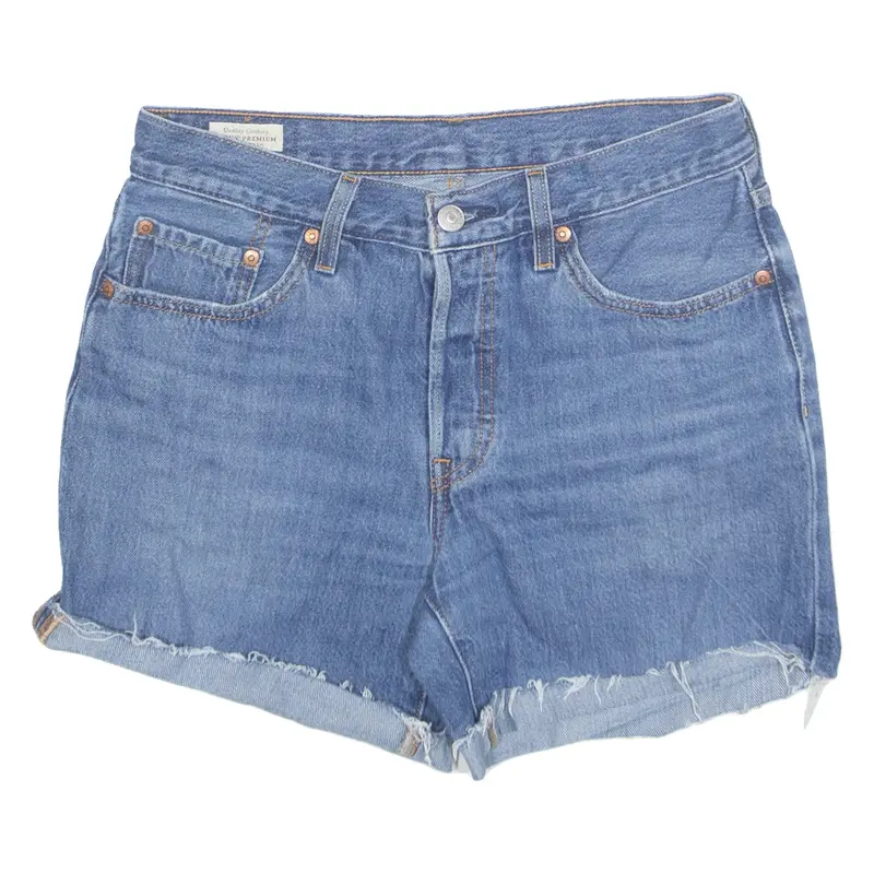 LEVI'S Cut Off Womens Denim Shorts Blue M W30