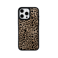 MSCX:Wild and uninhibited! Magnetic iPhone case with classic leopard print, unleash your true personality and play with fashi...