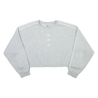 ADIDAS ORIGINALS Womens Sweatshirt Grey Crew Neck UK 14