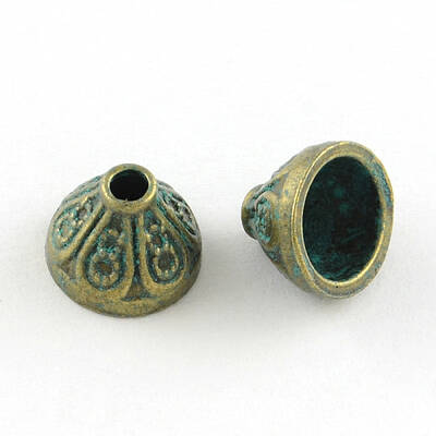 Zinc Alloy Bead Caps