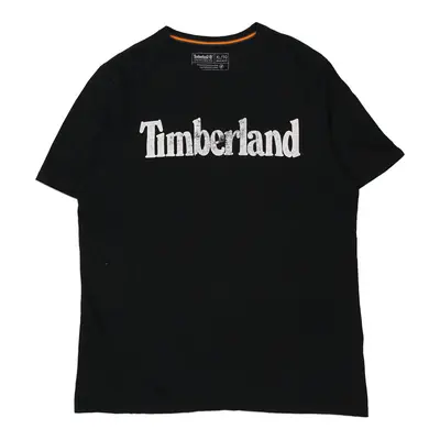Timberland Spellout T-Shirt - XL Black Cotton